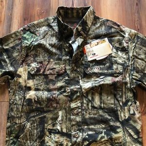 MOSSY OAK men camouflage shirt SZ small